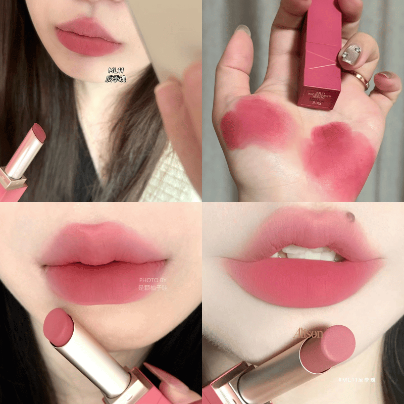 Matt Lipstick với công nghệ cải tiến có khả năng bám màu lâu trôi, không lem trôi khi ăn uống hay hoạt động ngoài trời.